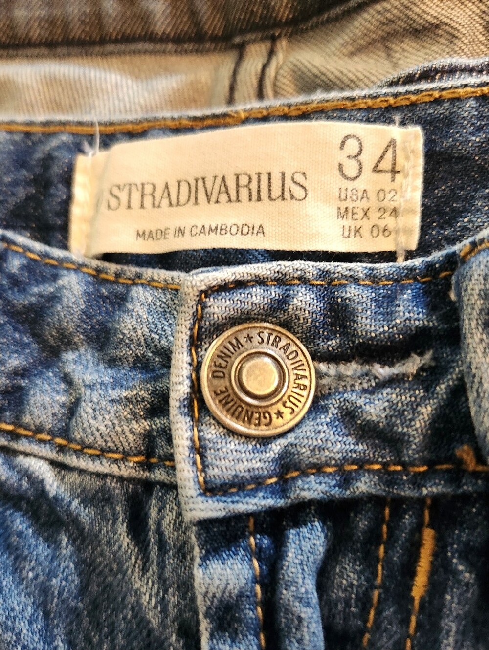 STARDIVARIUS HIGH RISE BOOT CUT JEANS, 2 - Picture 6 of 10